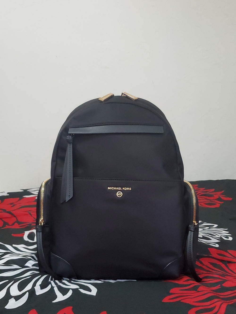 Michael Kors Prescott Black Nylon Backpack